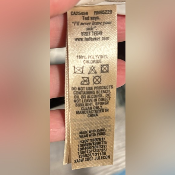 Ted Baker Burgundy Open Top Bow Tote- No Ordinary Designer Bag - Picture 12 of 16